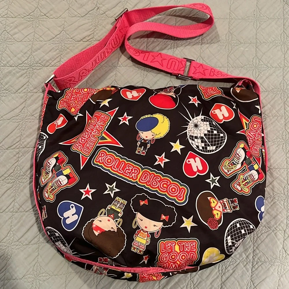🦇TRADED🦇HARAJUKU LOVERS 90s Y2K Roller Disco Ball purse, Kawaii Japan Streetwear - Picture 1 of 16